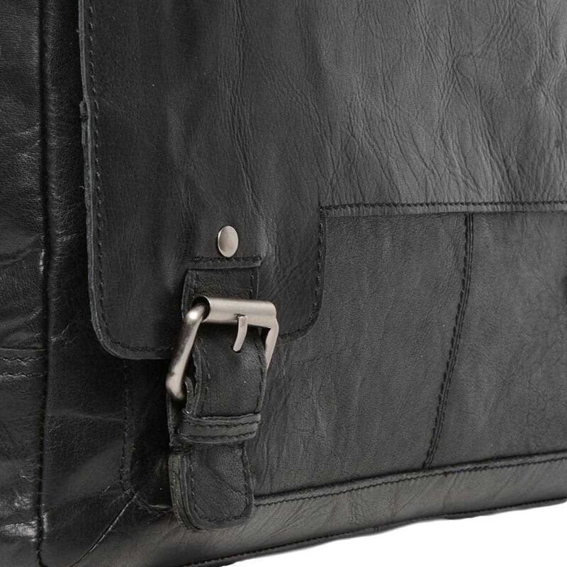 Ashwood Mens Leather Laptop Messenger Bag image number 2